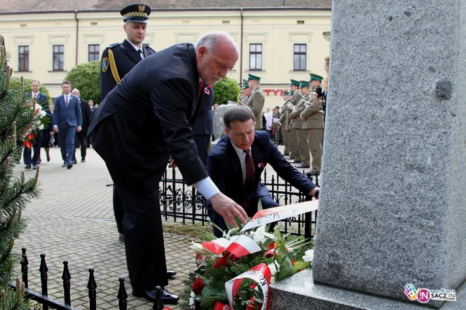 Nowy Sącz: Obchody uchwalenia Konstytucji 3 Maja - zdjęcie 17