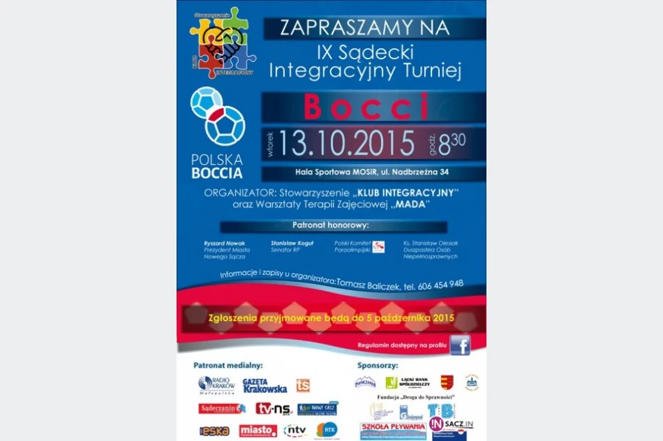 Turniej Boccia - zaproszenie - zdjęcie 2