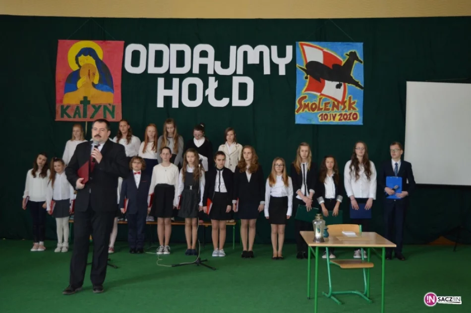Koniuszowa pamięta o Katyniu - pamięci patrona szkoły- gen. Franciszka Gągora - zdjęcie 6