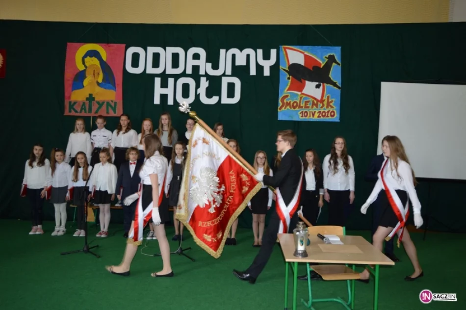 Koniuszowa pamięta o Katyniu - pamięci patrona szkoły- gen. Franciszka Gągora - zdjęcie 9