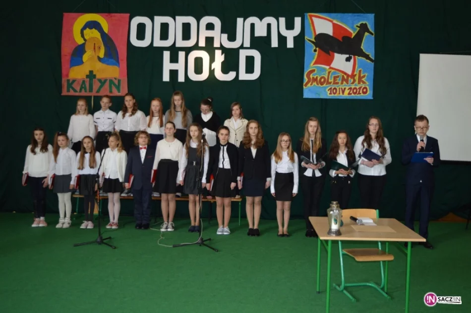 Koniuszowa pamięta o Katyniu - pamięci patrona szkoły- gen. Franciszka Gągora - zdjęcie 10