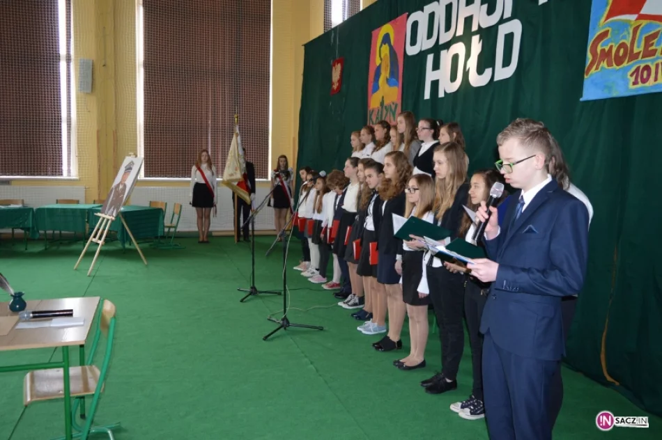 Koniuszowa pamięta o Katyniu - pamięci patrona szkoły- gen. Franciszka Gągora - zdjęcie 11