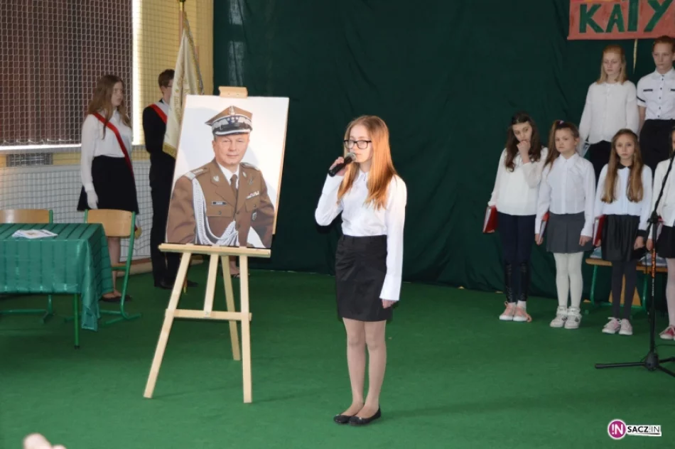 Koniuszowa pamięta o Katyniu - pamięci patrona szkoły- gen. Franciszka Gągora - zdjęcie 13