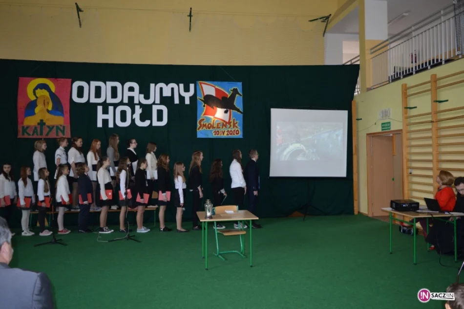 Koniuszowa pamięta o Katyniu - pamięci patrona szkoły- gen. Franciszka Gągora - zdjęcie 14