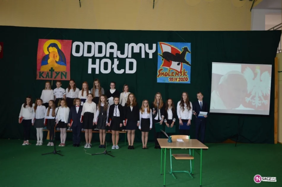 Koniuszowa pamięta o Katyniu - pamięci patrona szkoły- gen. Franciszka Gągora - zdjęcie 18