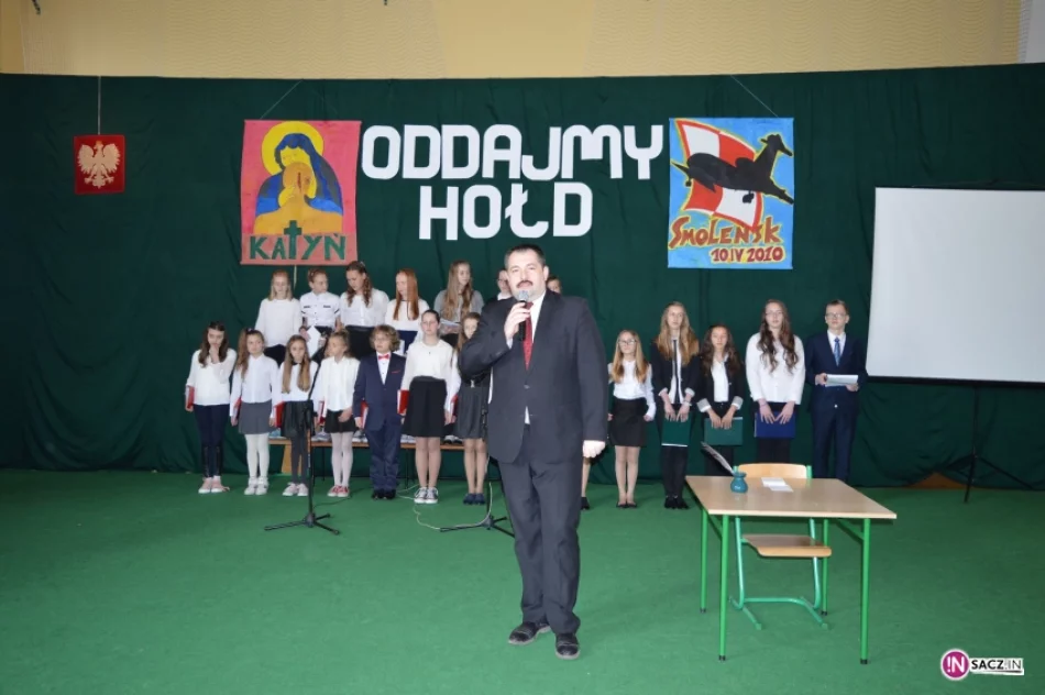 Koniuszowa pamięta o Katyniu - pamięci patrona szkoły- gen. Franciszka Gągora - zdjęcie 19