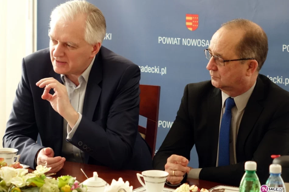 Wicepremier Jarosław Gowin gościł w Starostwie Powiatowym - zdjęcie 3