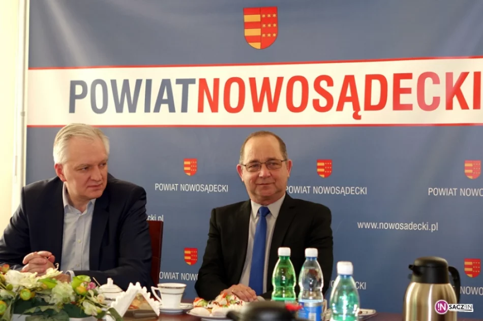 Wicepremier Jarosław Gowin gościł w Starostwie Powiatowym - zdjęcie 4