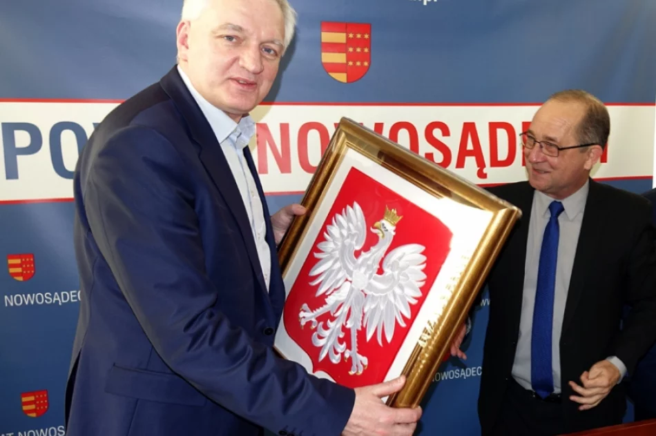 Wicepremier Jarosław Gowin gościł w Starostwie Powiatowym - zdjęcie 5
