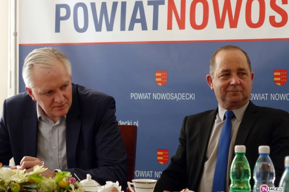 Wicepremier Jarosław Gowin gościł w Starostwie Powiatowym - zdjęcie 6