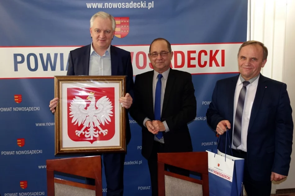 Wicepremier Jarosław Gowin gościł w Starostwie Powiatowym - zdjęcie 7