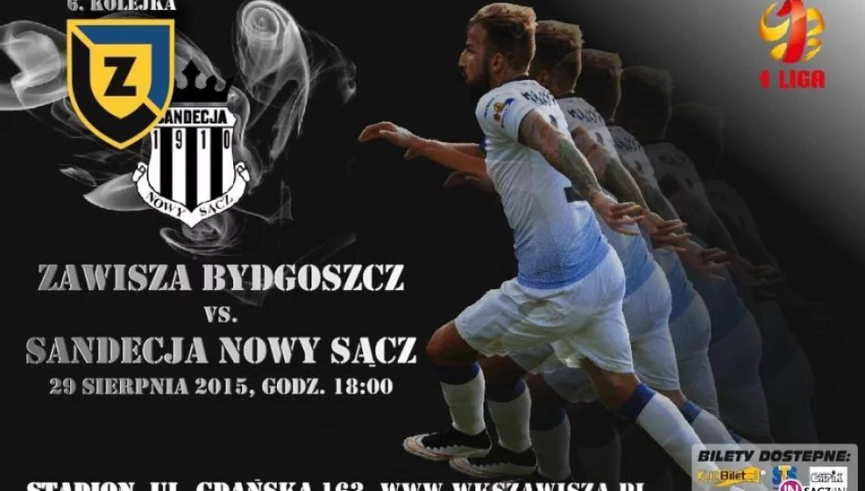 6 kolejka 1 ligi. Sandecja zagra w Bydgoszczy - zdjęcie 1