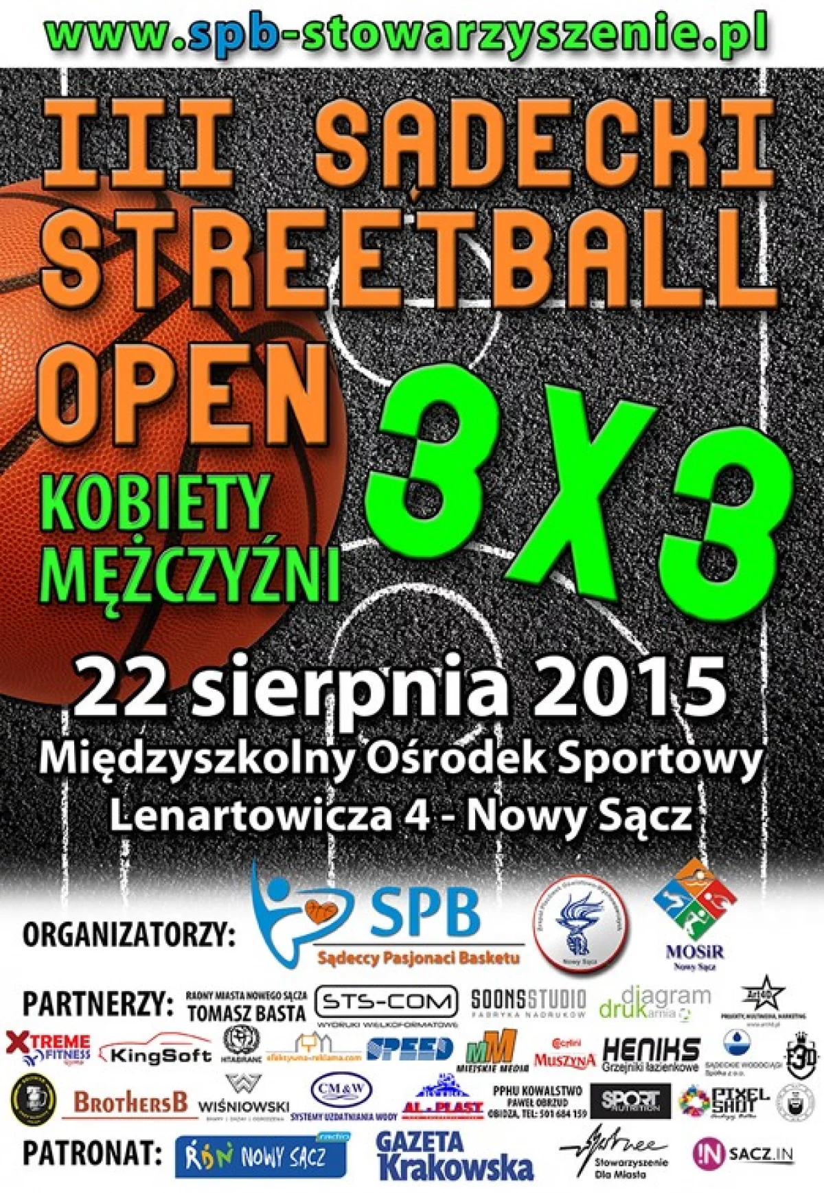 III Sądecki Streetball Open. Trwają zapisy.