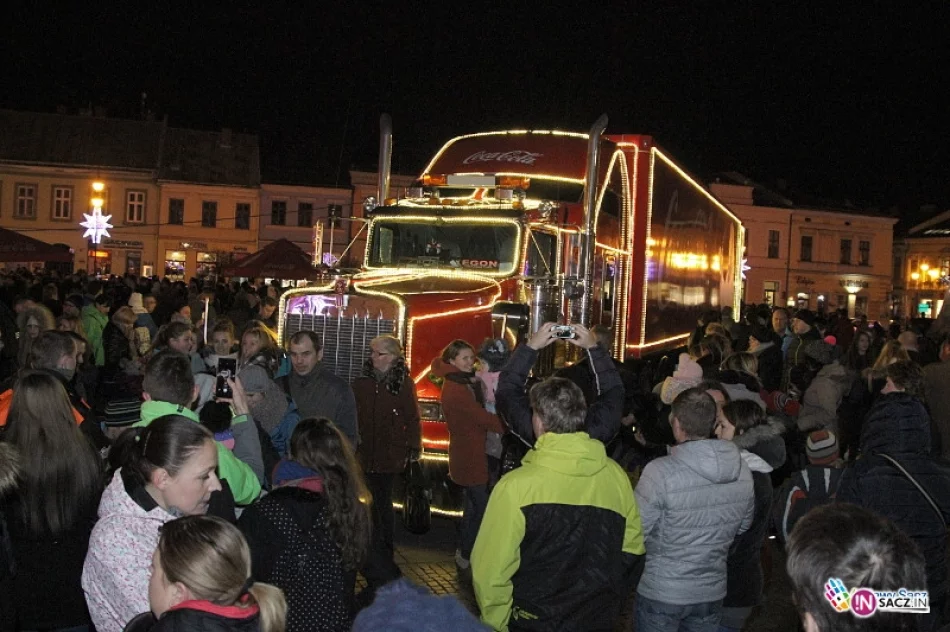 Ciężarówka Coca-Coli na sądeckim Rynku - zdjęcie 8