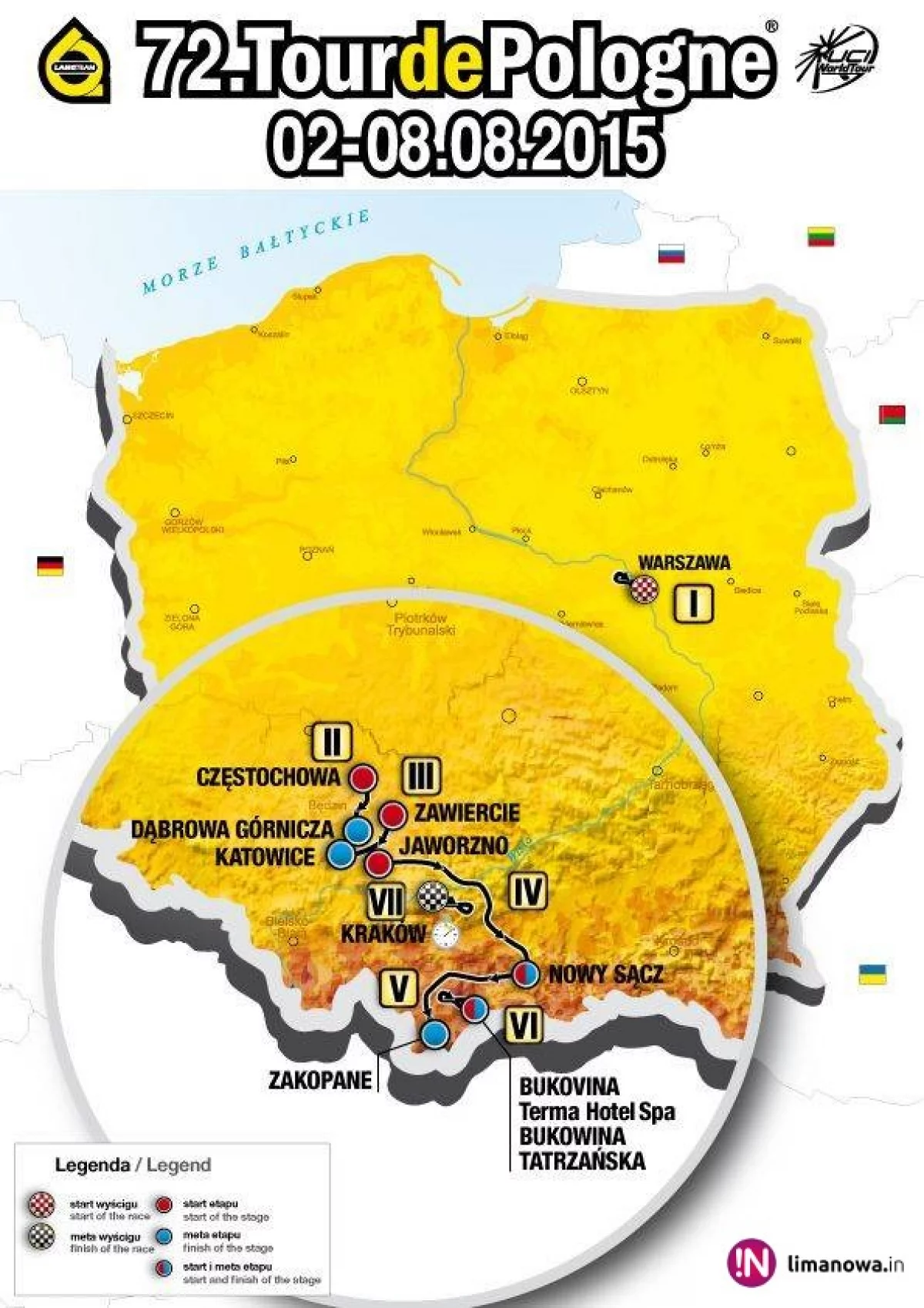 Limanowszczyzna czeka na Tour de Pologne