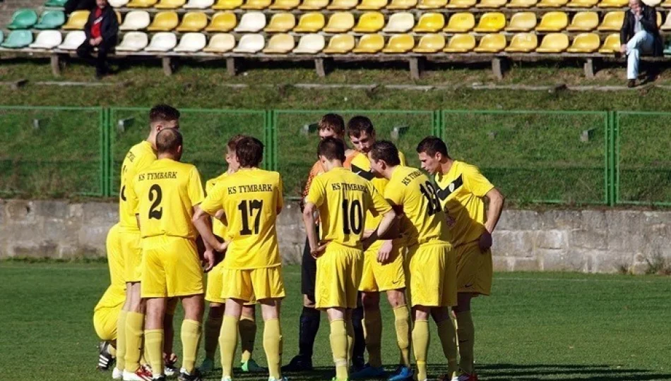 Seria sparingowych zwycięstw KS Tymbark. Zwycięski gol bramkarza. - zdjęcie 1