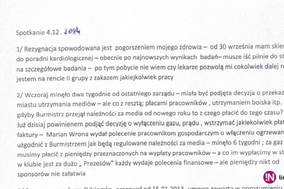 Ryszard Kulma odpowiada na publikacje w sprawie Limanovii - zdjęcie 4