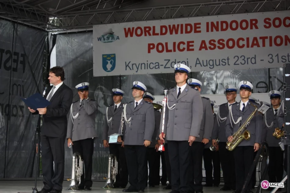 Krynica-Zdrój: XXV Mistrzostwa Świata Służb Mundurowych w Halowej Piłce Nożnej uroczyście otwarte! - zdjęcie 20