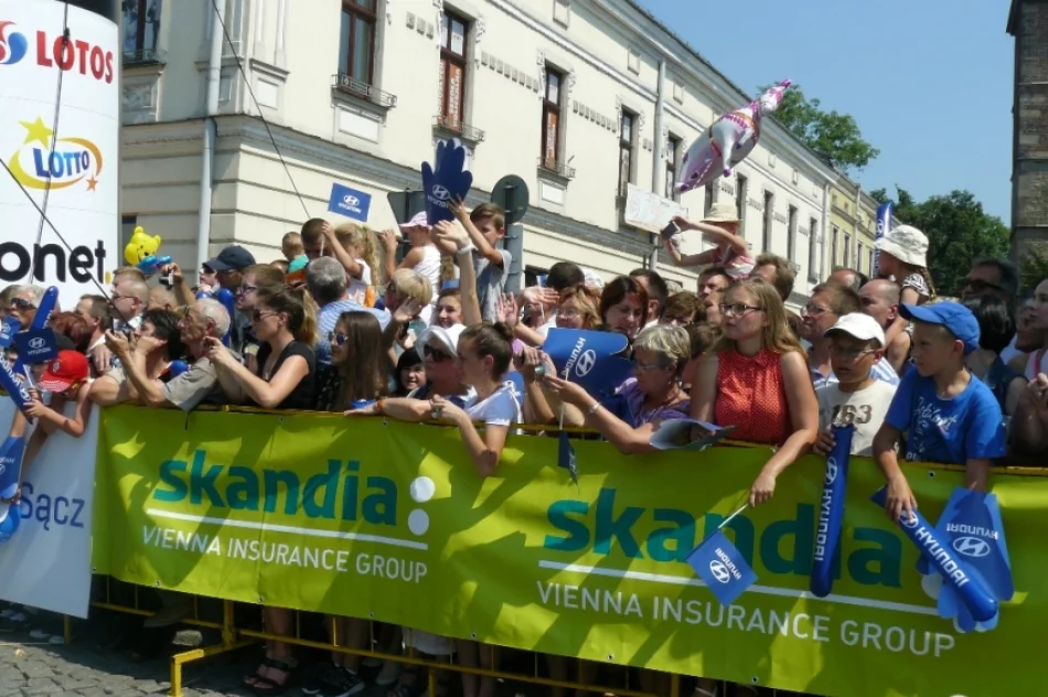Kolarze Tour de Pologne pożegnali Nowy Sącz! - zdjęcie 5