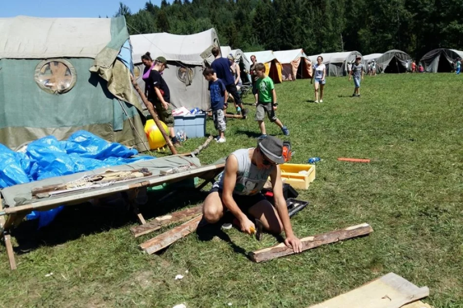 W tym roku Hufiec ZHP z Nowego Sącza podbijał przebojem Bieszczady - zdjęcie 14