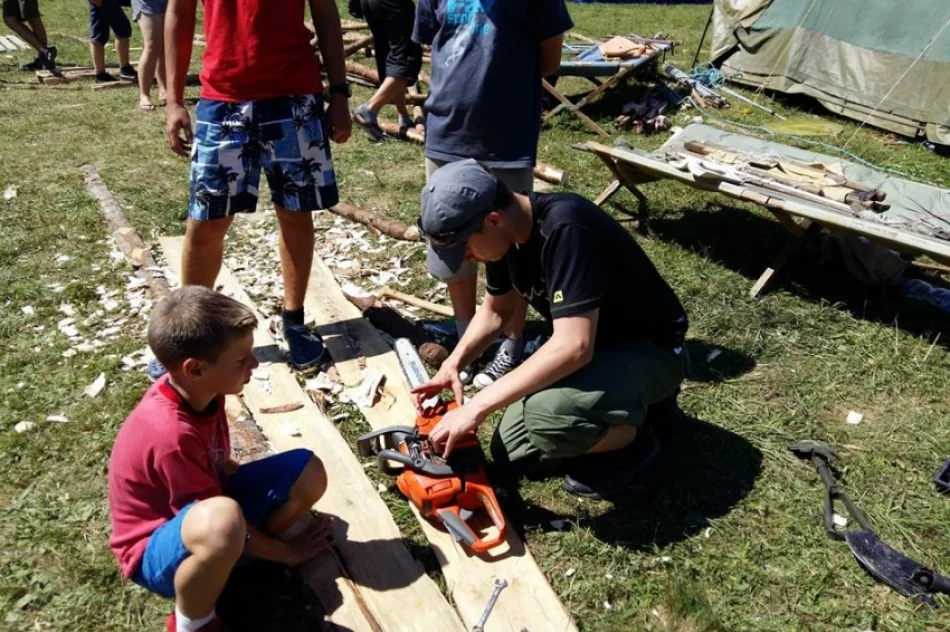 W tym roku Hufiec ZHP z Nowego Sącza podbijał przebojem Bieszczady - zdjęcie 20