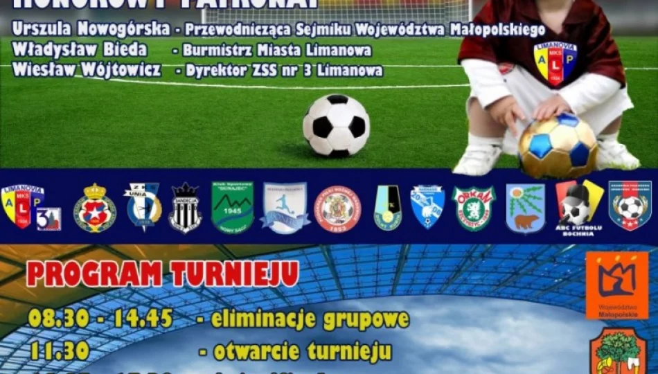 Żaki m.in. Wisły Kraków i Sandecji na turnieju w Limanowej - zdjęcie 1