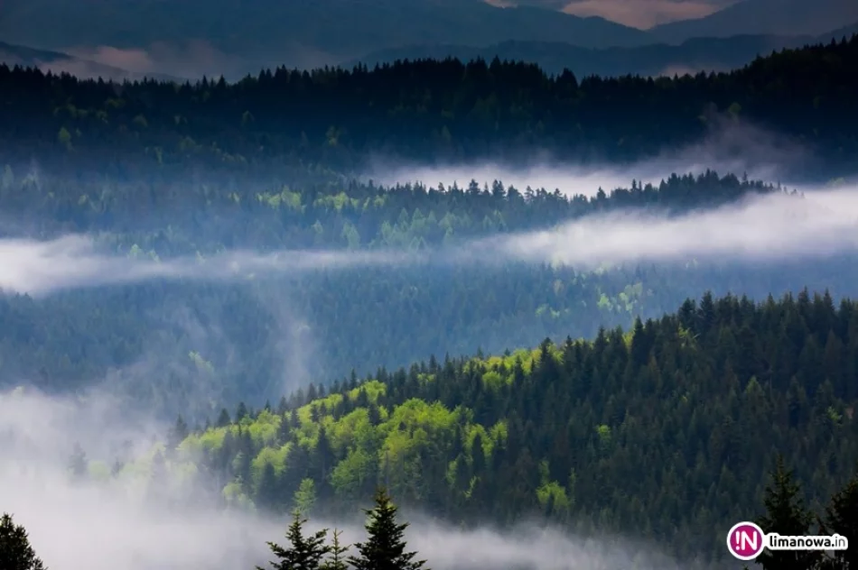 Wiosna w górach - mgły i tęcza - zdjęcie 2
