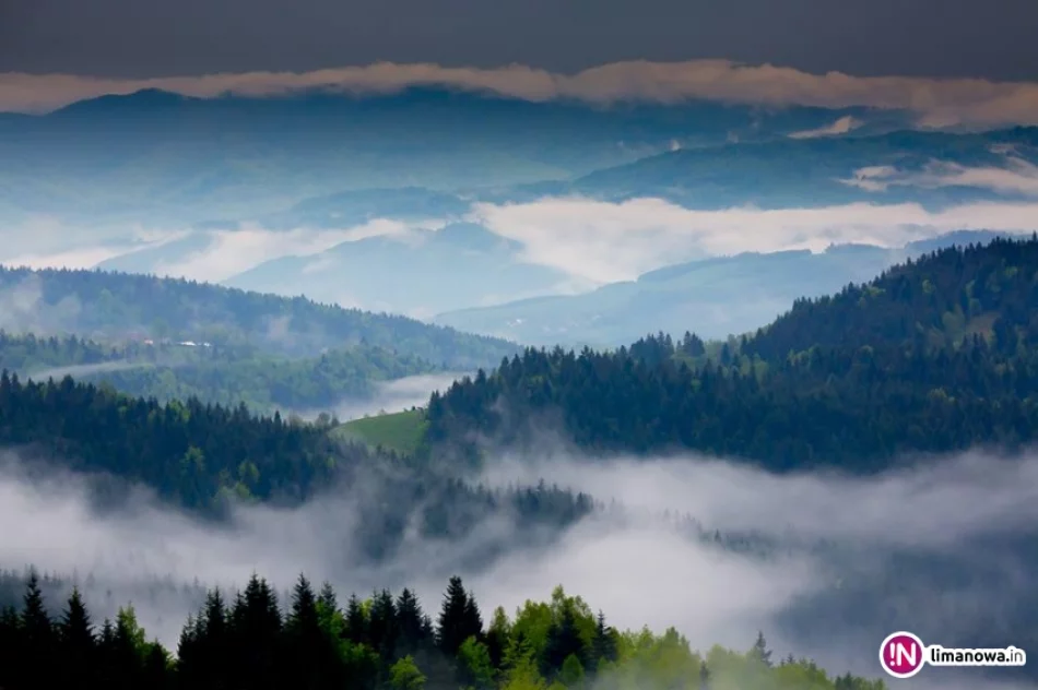 Wiosna w górach - mgły i tęcza - zdjęcie 11