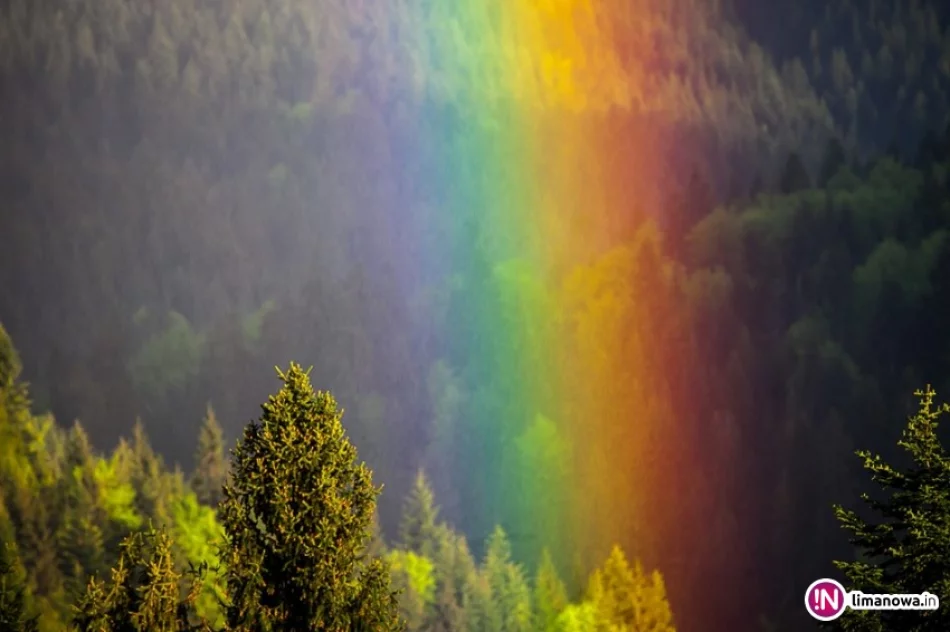 Wiosna w górach - mgły i tęcza - zdjęcie 13
