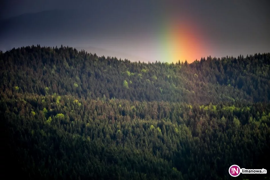 Wiosna w górach - mgły i tęcza - zdjęcie 14