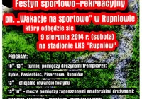 Sportowy festyn w Rupniowie - zdjęcie główne