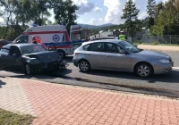 Zderzenie dwóch aut na "krajówce" - zdjęcie główne