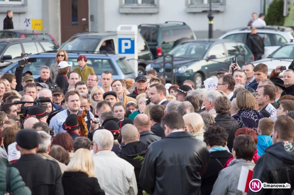 Andrzej Duda w Limanowej - zdjęcie 3