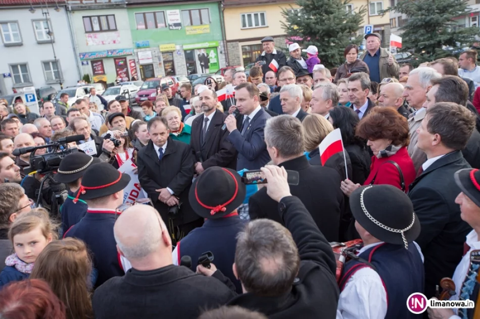 Andrzej Duda w Limanowej - zdjęcie 6