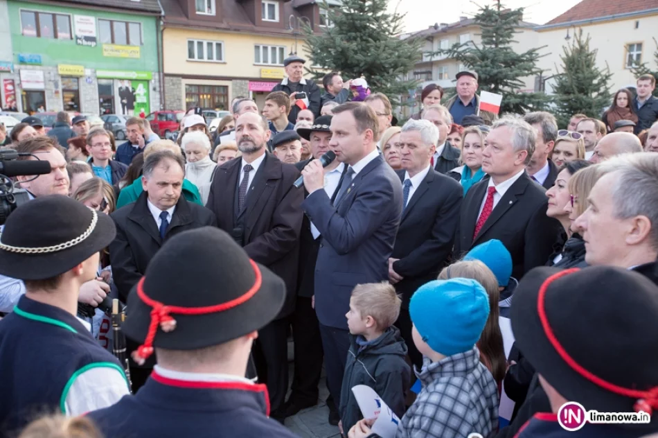 Andrzej Duda w Limanowej - zdjęcie 10