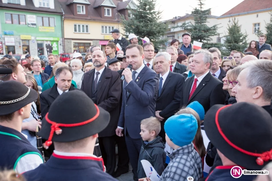 Andrzej Duda w Limanowej - zdjęcie 11