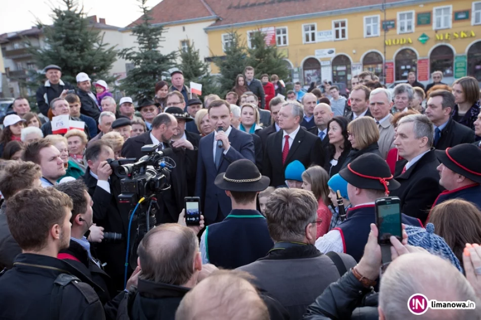 Andrzej Duda w Limanowej - zdjęcie 14