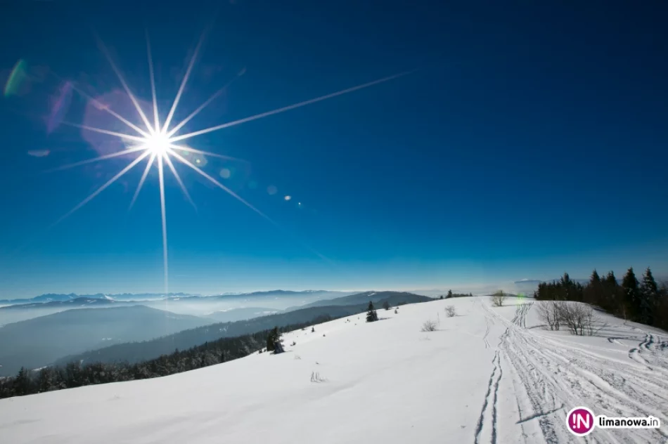 Słońce zimą na Mogielicy - zdjęcie 1