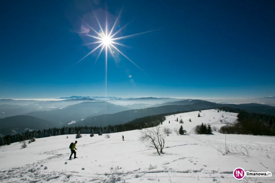 Słońce zimą na Mogielicy - zdjęcie 2