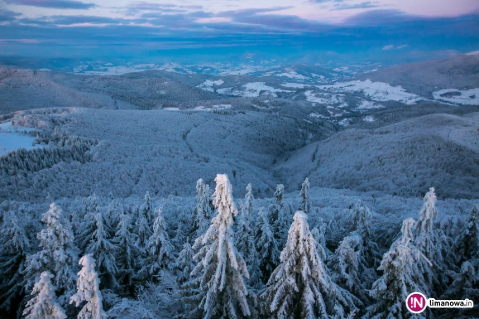 Zimowy wschód słońca na Mogielicy - zdjęcie 19