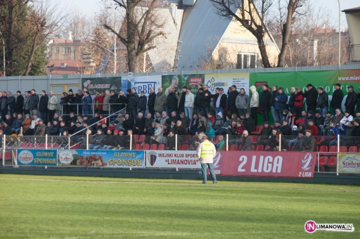 Prace na stadionie Limanovii po zakończeniu sezonu