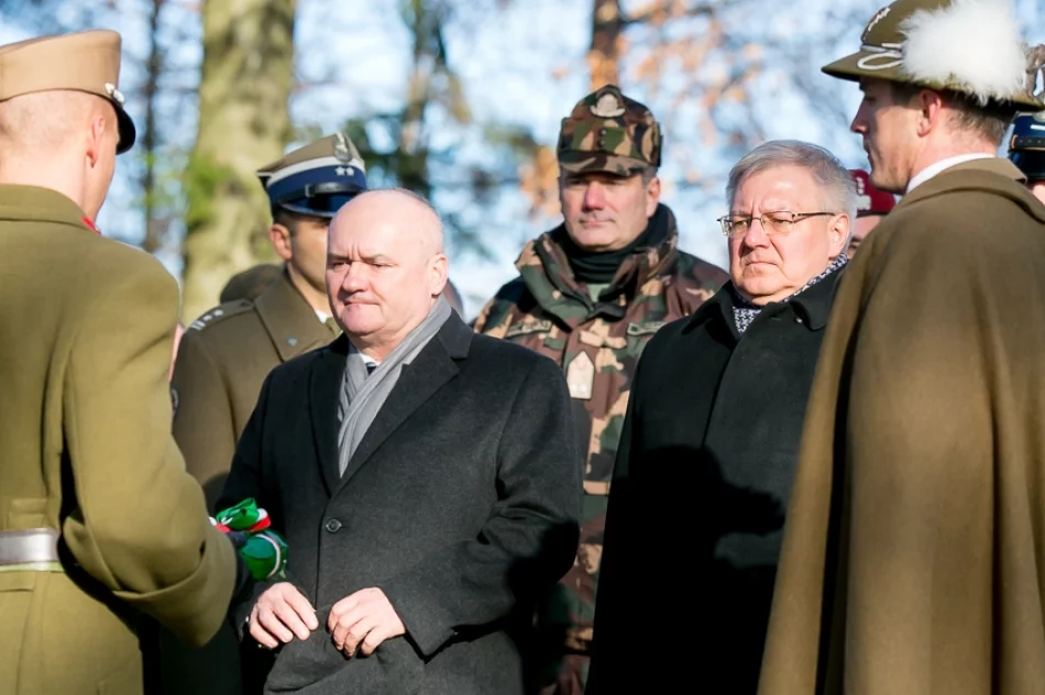 100-lecie Bitwy pod Limanową - uroczystości na cmentarzu - zdjęcie 12