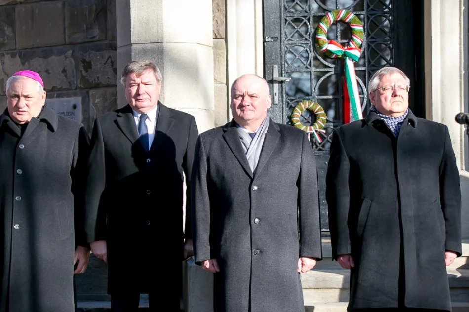 100-lecie Bitwy pod Limanową - uroczystości na cmentarzu - zdjęcie 16