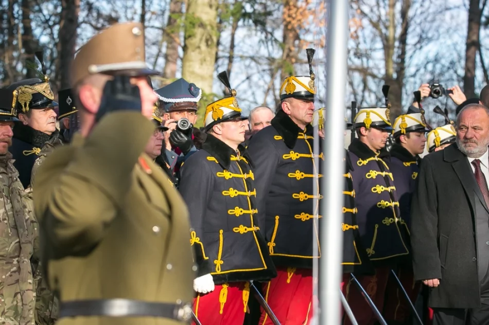 100-lecie Bitwy pod Limanową - uroczystości na cmentarzu - zdjęcie 20