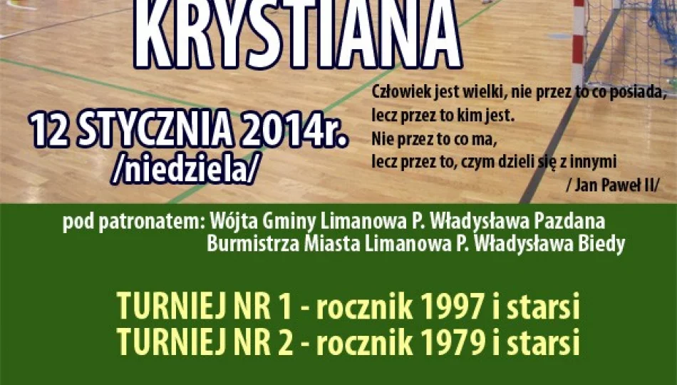 Turniej futsalu: „Zagraj z nami dla Krystiana” - zdjęcie 1