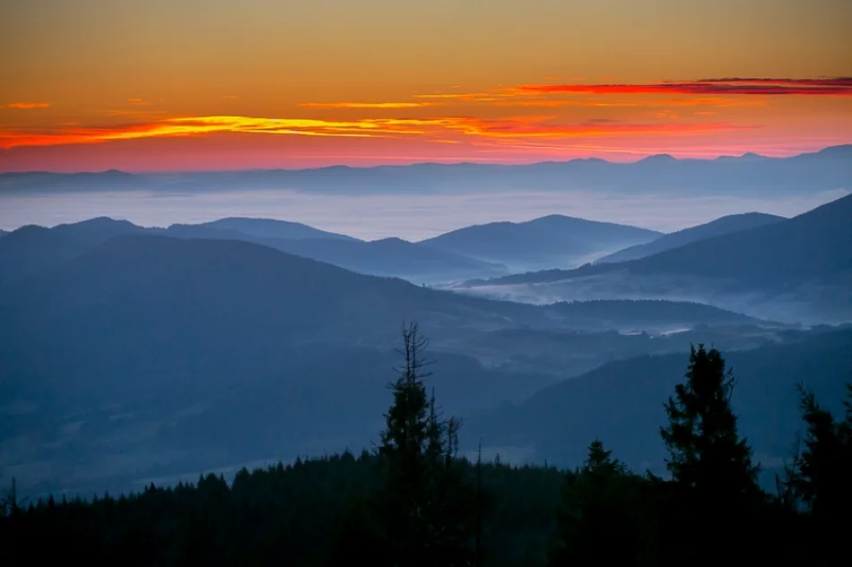 Wschód słońca z Mogielicy - zdjęcie 10