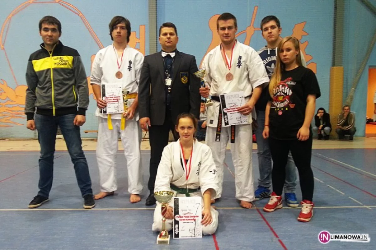 Karate Kyokushin: trzy medale limanowskich zawodników