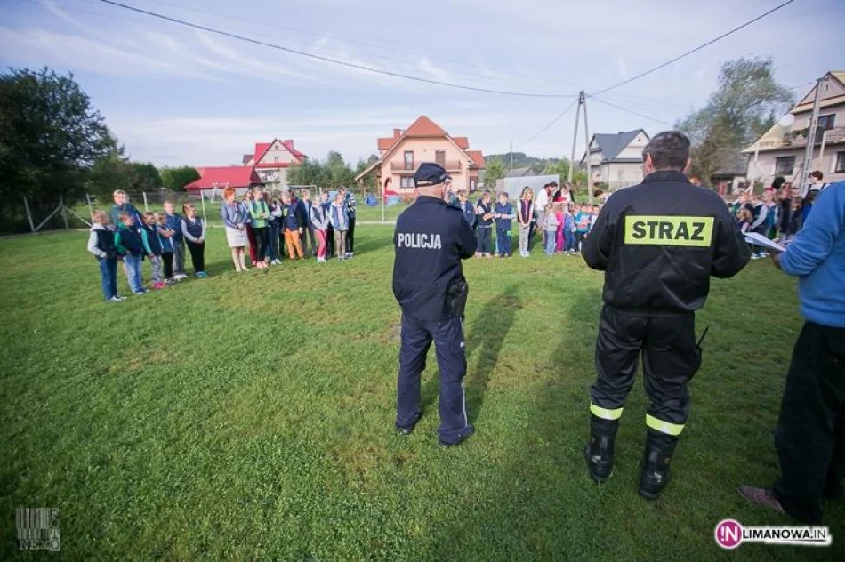 Próbne ewakuacje uczniów i przedszkolaków w Gminie Tymbark 2014 - zdjęcie 6