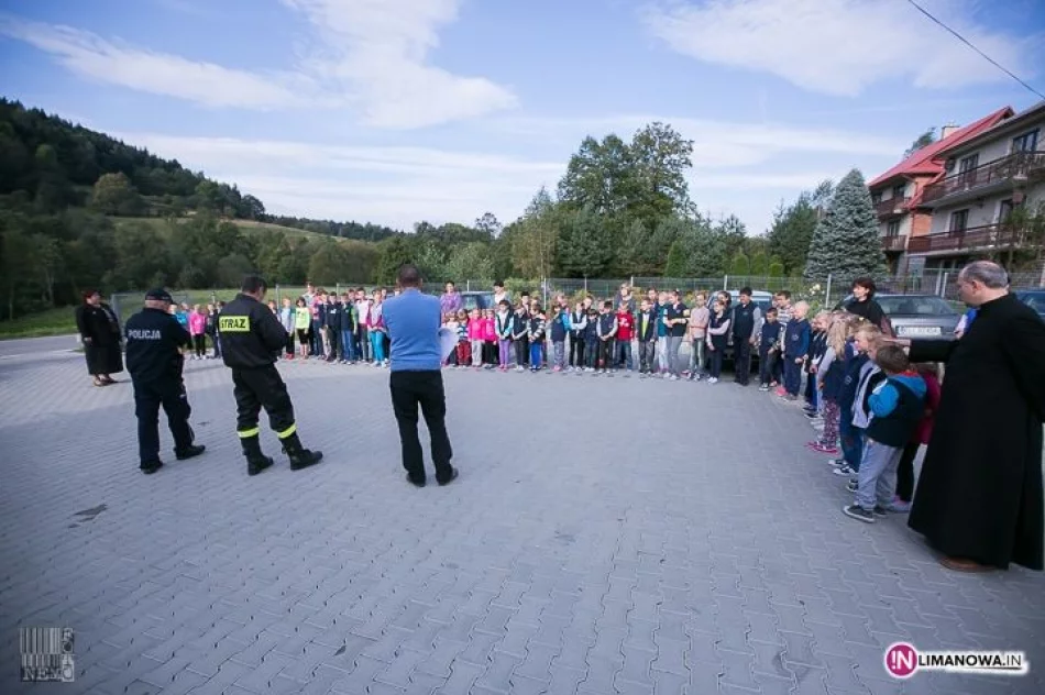 Próbne ewakuacje uczniów i przedszkolaków w Gminie Tymbark 2014 - zdjęcie 14