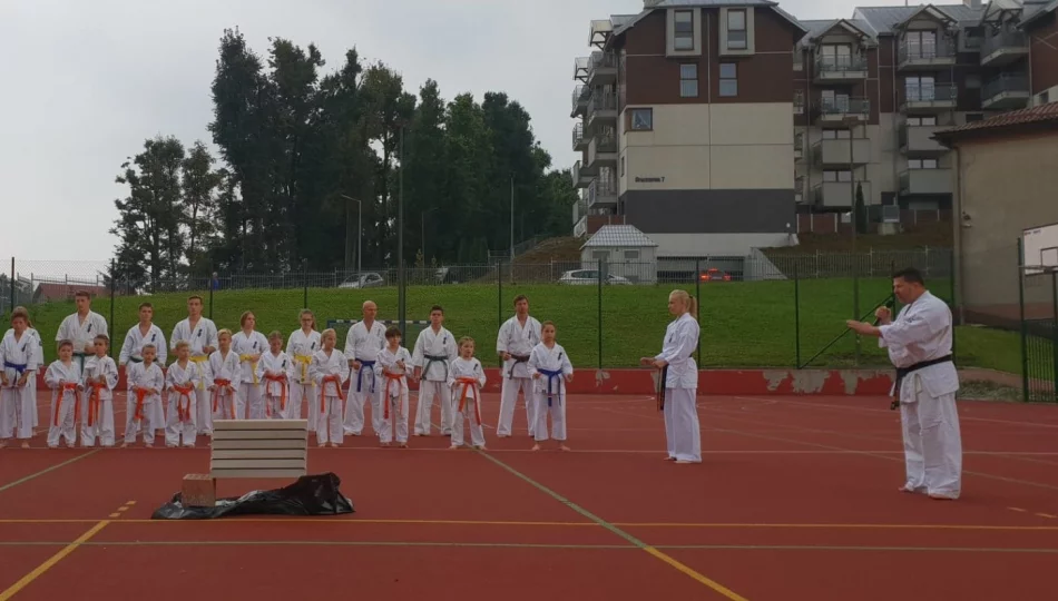 Pokaz Karate w limanowskiej “trójce” na Pikniku Integracyjnym - zdjęcie 1